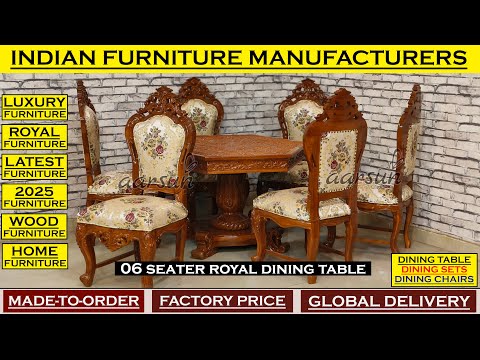 YT1079 Solid Teakwood 6-Seater Dining Set in Hexagon Design –Factory Price Only Video