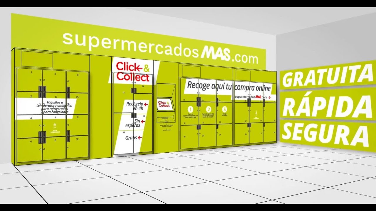 NUEVO Click&Collect de Supermercados MAS. Tu pedido online rápido, gratis y sin esperas
