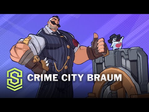 Crime City Braum 2XKO Skin Spotlight
