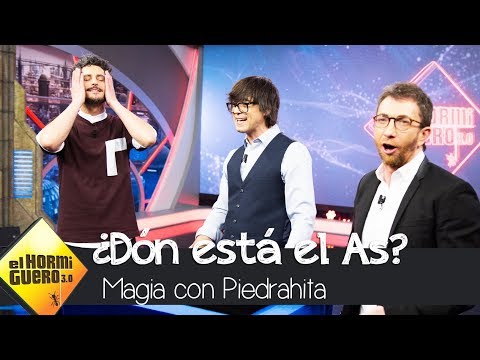 Luis Piedrahita engaña con el 'truco del trilero' a Antonio Pagudo - El Hormiguero 3.0