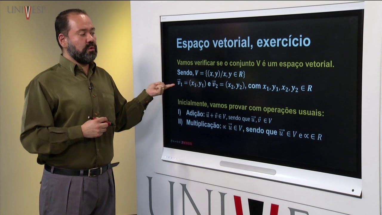 Álgebra Linear - Aula 05 - Vetores e espaço vetorial
