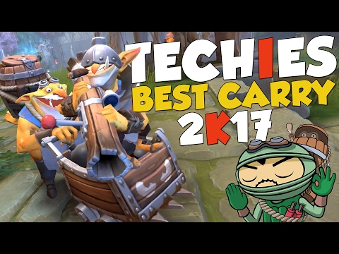 TECHIES BEST CARRY 2K17 - DotA 2 Funny Moments