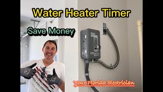 Water Heater Timer Installation - Save money on your Electric #howto