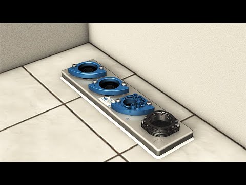 Einbauvideo Installationsteil - DOYMA Bauherrenpaket-Mehrsparte für Gebäude ohne Keller