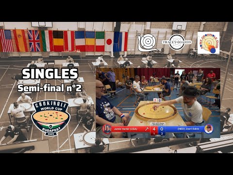 Jamie (USA) VS Joert (NED) at Crokinole World Cup 2025 Singles - Semi-final n°2 (PARTIAL)