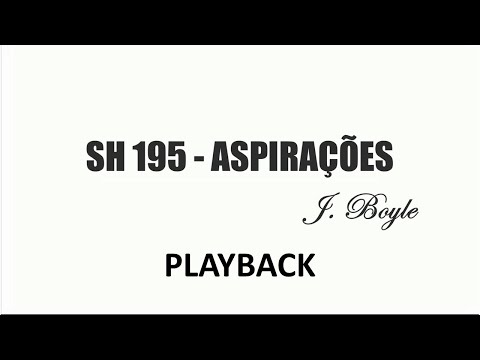 PLAYBACK SH 195 - ASPIRAÇÕES (SALMOS E HINOS)
