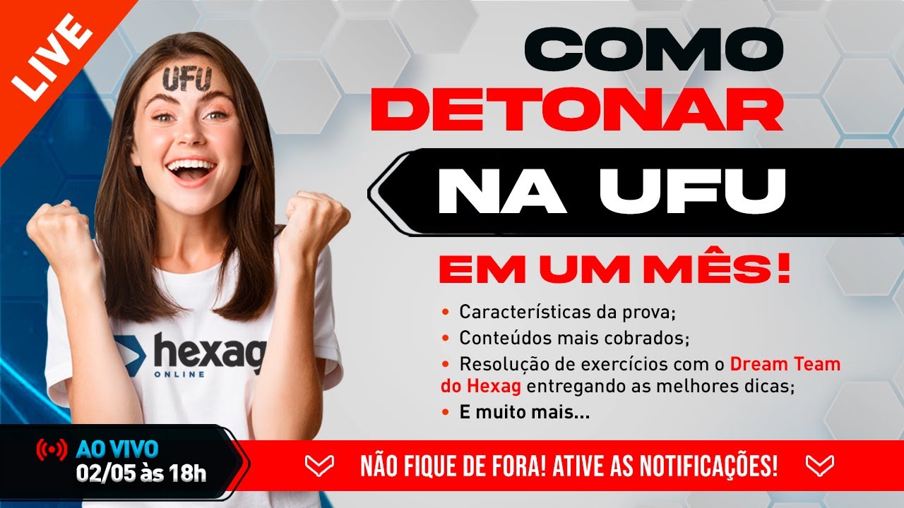 COMO DETONAR NA UFU EM 1 MÊS!