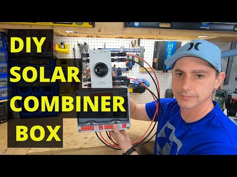 DIY combiner box for solar arrays