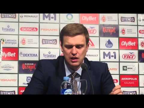 D. Adomaitis: „Žaidžiant su „Žalgiriu“ reikia rizikuoti“ 2015 10 11