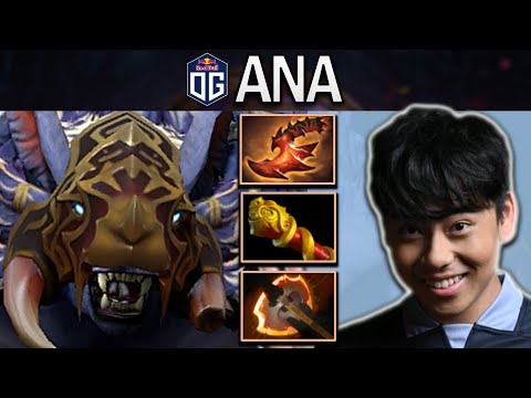 OG.ANA SMURF URSA WITH 24 KILLS & ORANGE BUILD - DOTA 2 7.31 GAMEPLAY