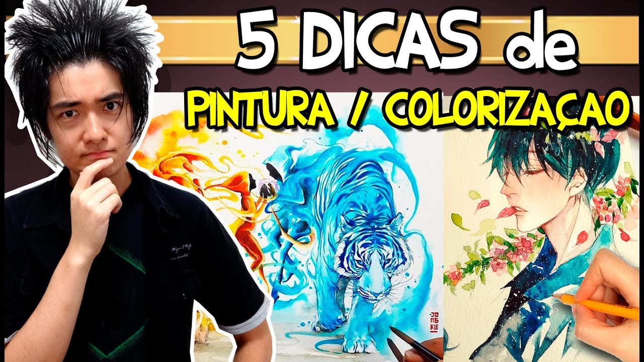 5 DICAS de PINTURA e COLORIZAÇÃO que vão MUDAR SUA VIDA.