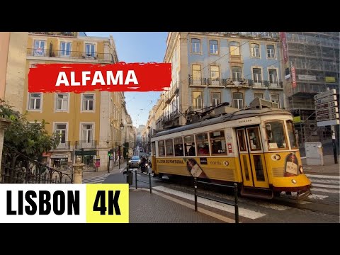 LISBON, PORTUGAL 🇵🇹 [4K] Alfama PART 2 — Walking Tour