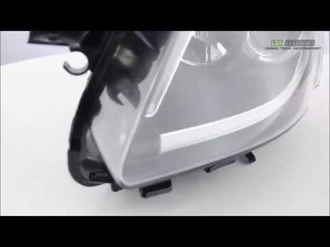 2010-2012 Nissan Altima 4Dr Projector Headlights - Light Tube DRL