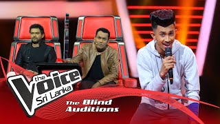Download lagu Yasiru nuwantha - Chandrayan Pidu (චන්ද්‍රයන් පිදූ) | Blind Auditions | The Voice Sri Lanka mp3