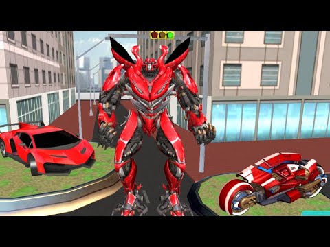 Optimus Prime Multiple Transformation Jet  Robot Car Games Unlocked level 04 05 - Android Gameplay