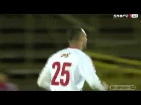 Dusan Brkovics gólja a DVSC-Teva - MVM-Paks mérkőzésen