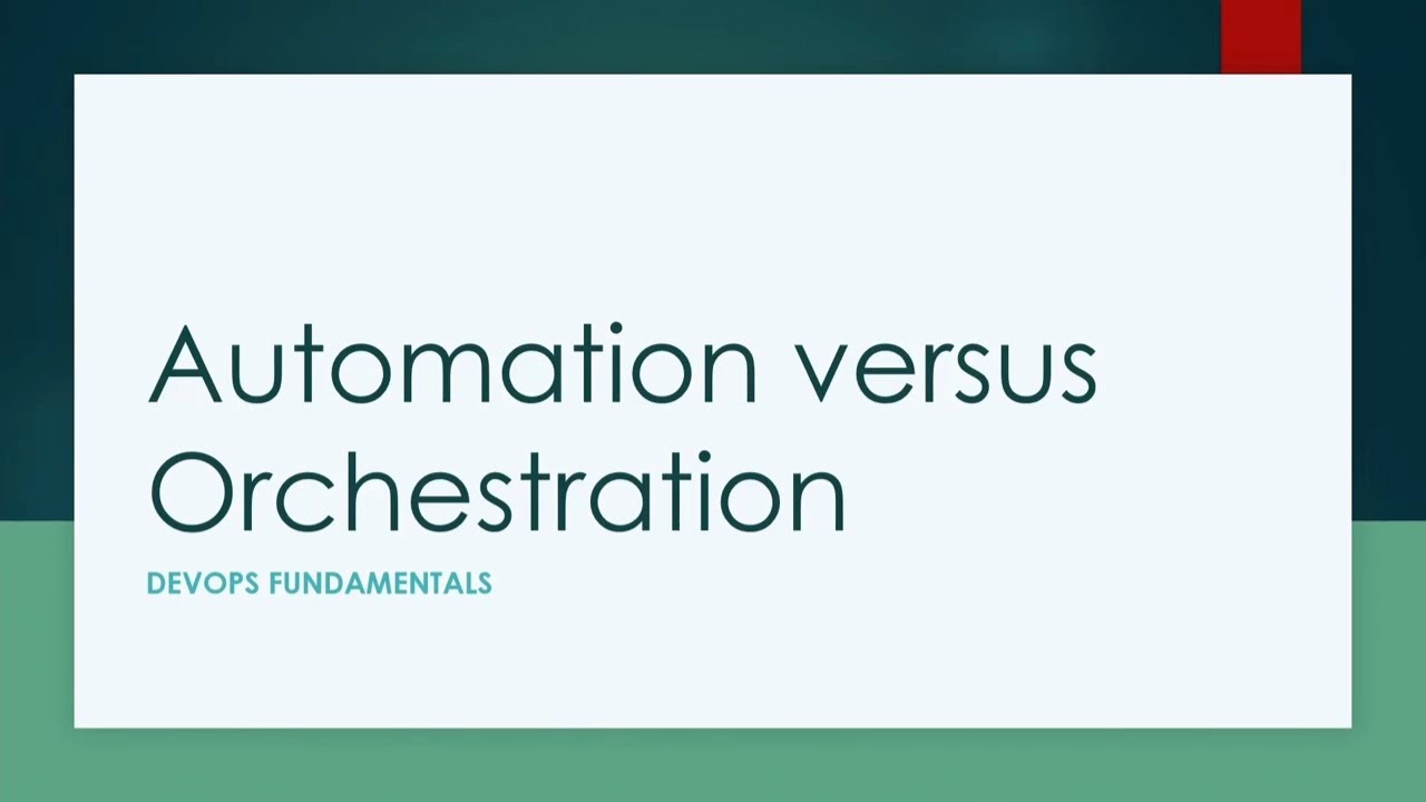 Automation vs Orchestration Explained in Under 3 Minutes!