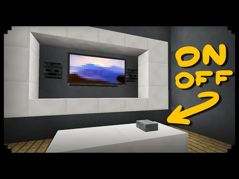 ✔ Minecraft: How to make a Working TV