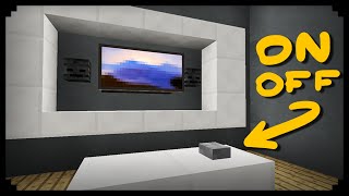 ✔ Minecraft: How to make a Working TV