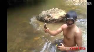 preview picture of video 'Mencari ikan hampala di sungai/hutan jambi ikan nya besar besar'