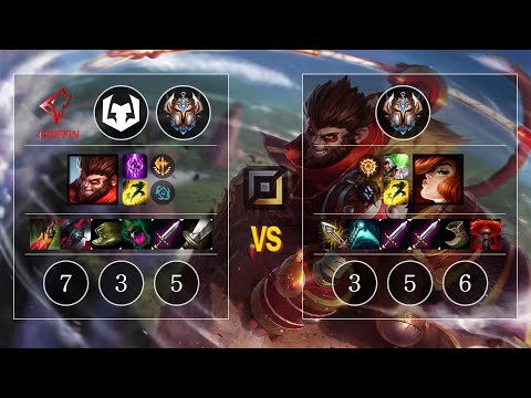 GRF Wayne Wukong vs Miss Fortune Bot - KR Challenger Patch 10.11