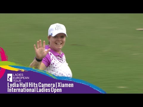 Lydia Hall Hits Cameraman! | Xiamen International Ladies Open
