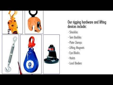 Rigging hardware and tools for your lifting task