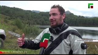 Дайверы из Бельгии совершили погружение в Галанчожское озеро