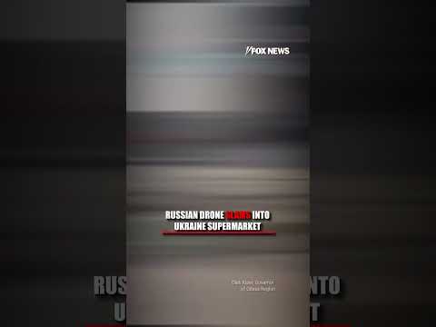 Russian drone EXPLODES outside woman's apartment during video call #shorts