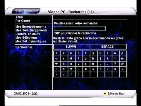comment demarrer homeplayer