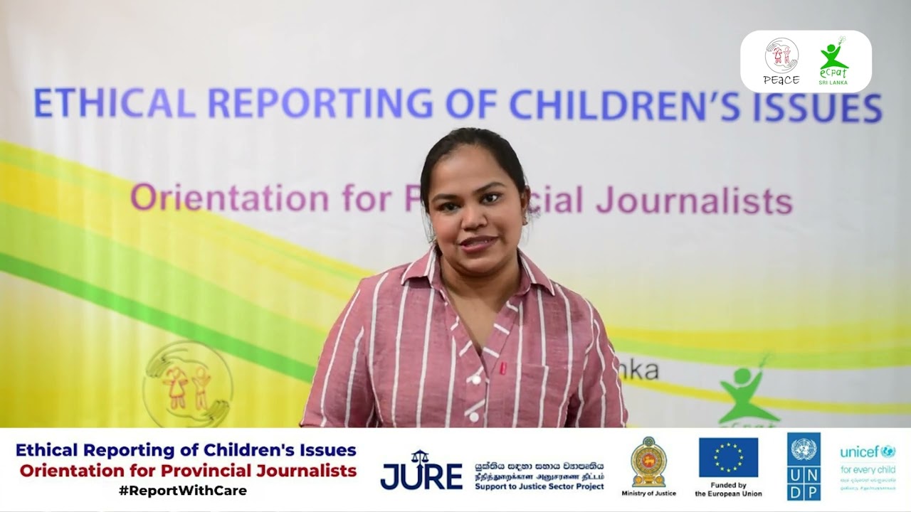 "Stand with Survivors of Child Sexual Abuse" - Kaavya Pathirana