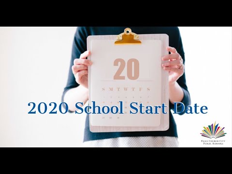 2020 School Calendar Update