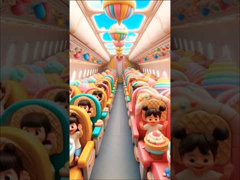 A unique ice cream airplane in the sky🥱😄🍦😋#icecream #icecreamairplane #aiart #viralshort