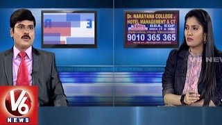Career Point | Hotel Management | Dr Narayana College of Hotel Management | V6 News