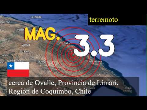 😱🚨  Terremoto cerca de Ovalle, Provincia de Limarí, Región de Coquimbo, Chile actualizaciones en viv