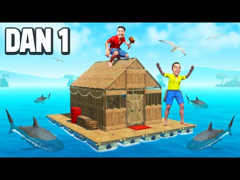 PREŽIVLJAVAMO NA MORU BEZ HRANE I VODE! 🌊🔥 (DAN 1)