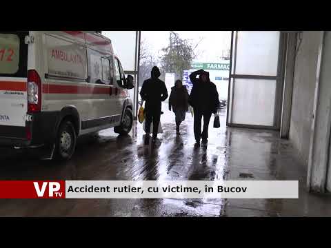 Accident rutier, cu victime, în Bucov
