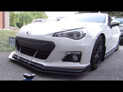 Front Splitter Install on a Subaru BRZ!