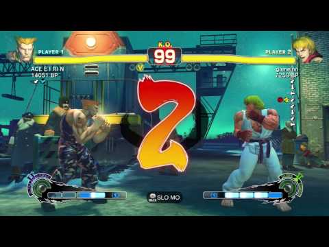 SSF4 - ACE E I RI N (Guile) vs. gameinn/Daigo (Ken)