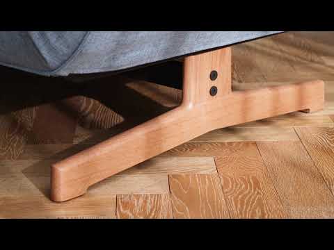 Ghia Wood Day Bed - Detail