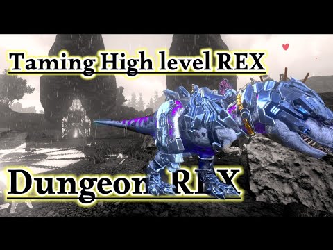 Ark Mobile Max Level Rex Trapping & Taming | Ark Mobile Rex Taming||how to tame rex with kibble