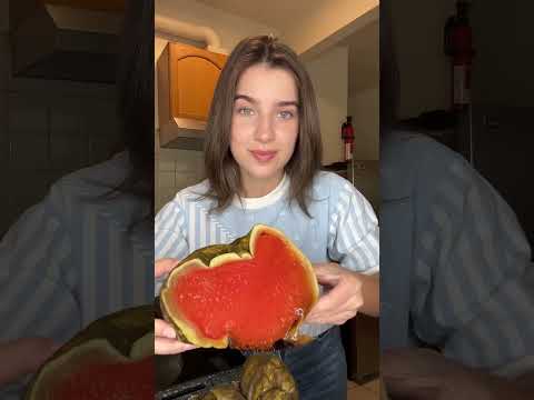 用西瓜做出鮪魚沙西米 味道口感....?!