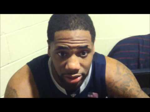 Alex Oriakhi after beating WVU in Big East Tournament