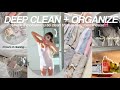 extreme DEEP CLEAN + ORGANIZE with me🧼(the entire house) *will motivate you*