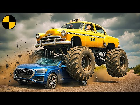 MONSTER TRUCK Mayhem on the Roads #6 in BeamNG.Drive