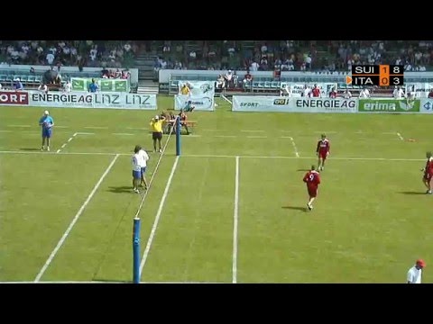 2011 Faustball WM - Finalrunde Pasching - Spiel Nr. 47: Schweiz - Italien