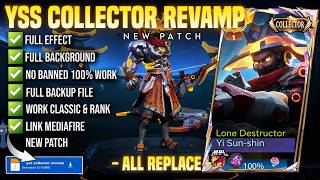 Download lagu REVAMP! Script Skin Yi Sun-shin Collector No Password | Full Effect Voice - Patch Terbaru mp3