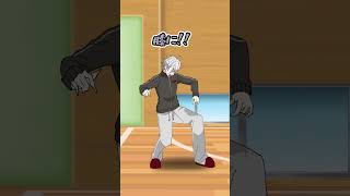 反復横跳びをする社築を見て水を吹き出す本間ひまわりと被害に遭う葛葉【漫画】