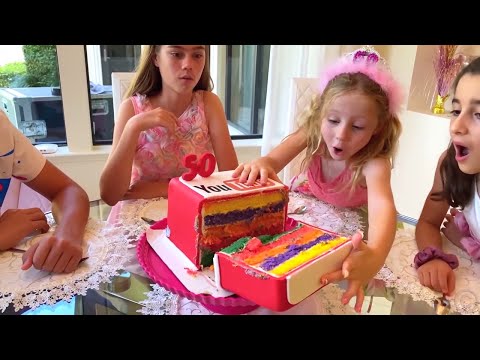 تحتفل ناستيا  بـ 50 مليون مشترك على قناة Like Nastya