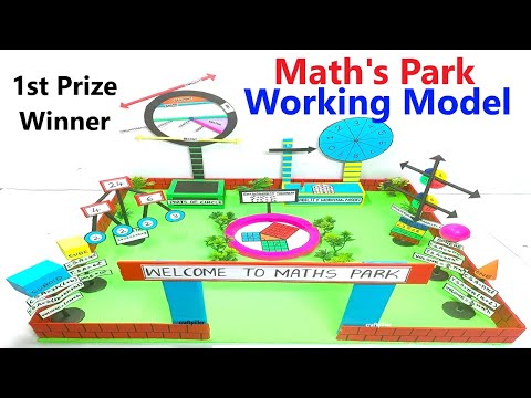 maths park working model - diy - new innovative maths projects | craftpiller @howtofunda